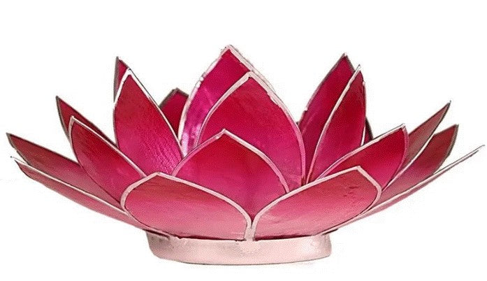 Lotus lysestage i lyserød og sølv 1