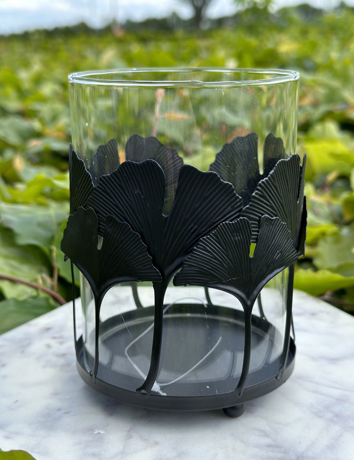 Lanterne / Lysestage Ginkgo - M 2