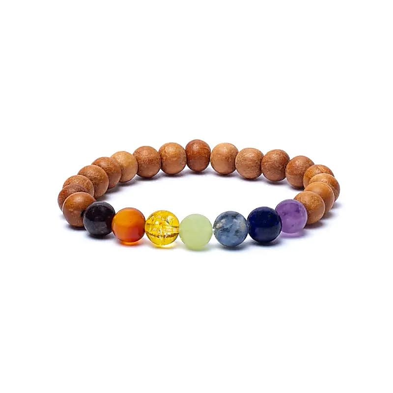 Mala armbånd med chakra 1