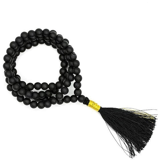 Mala halskæde af Shungite
