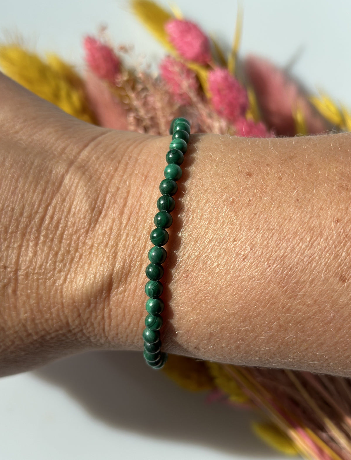 Malakit armbånd 4 mm 1