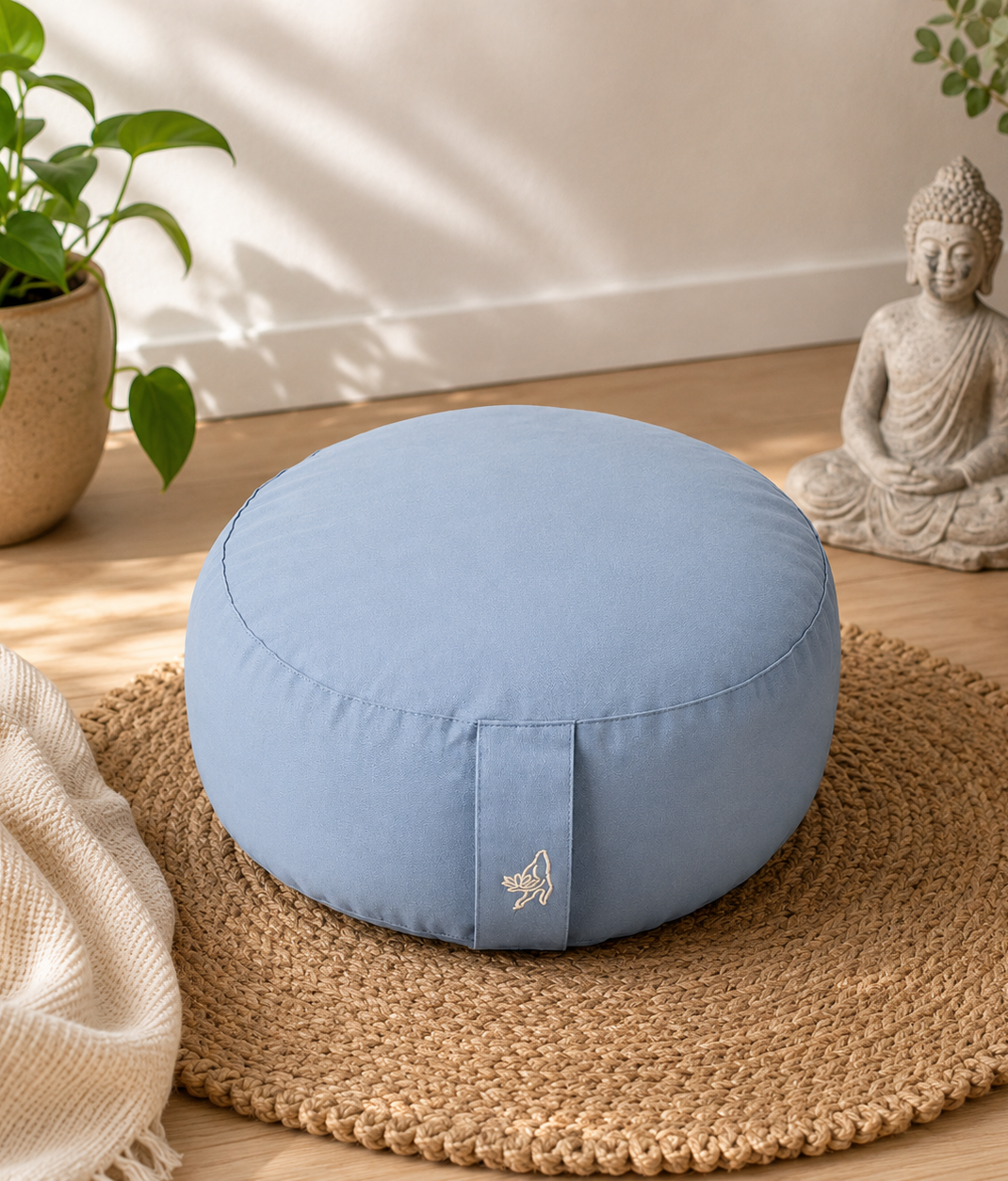Meditationspude blå 1