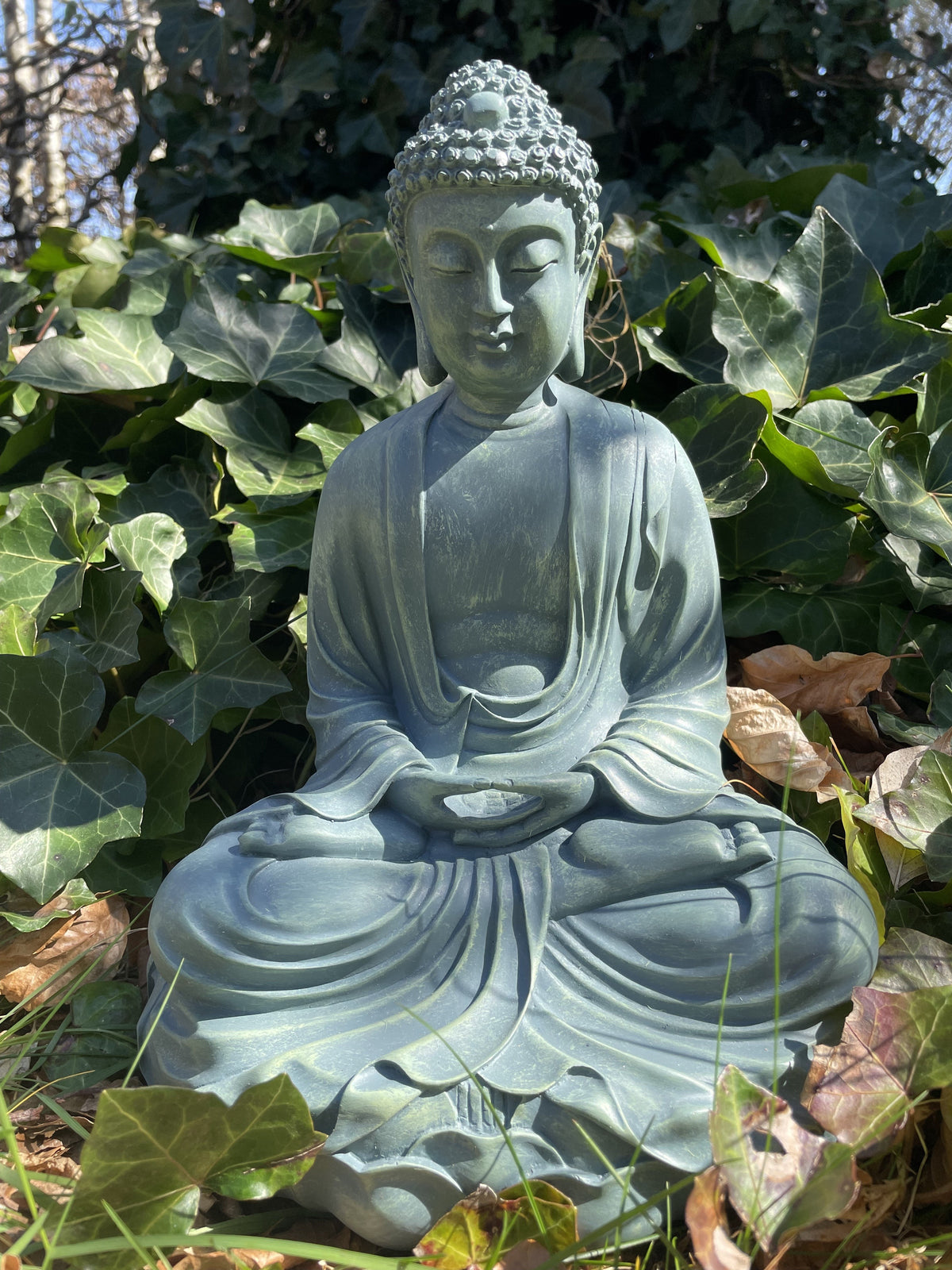 Mediterende Buddha 28cm 1