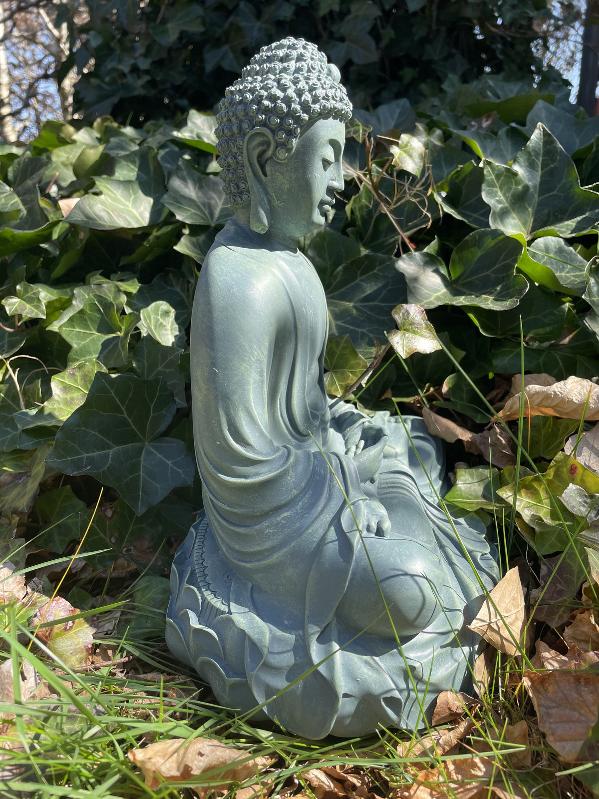 Mediterende Buddha 28cm 3