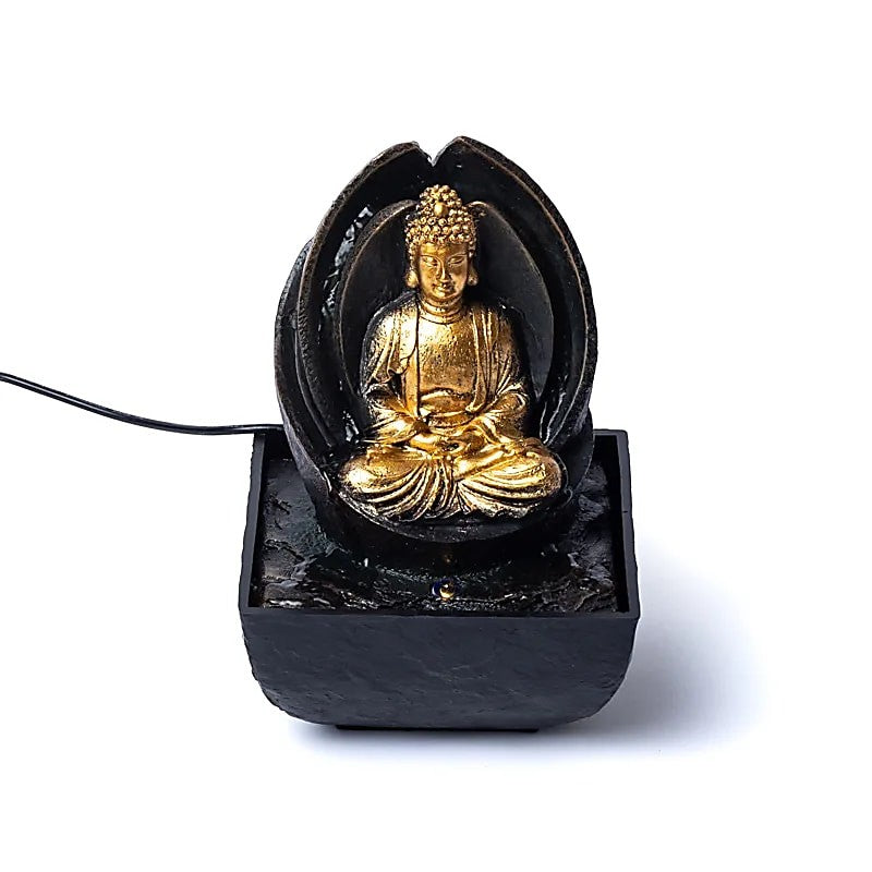 Mediterende buddha fontæne 3