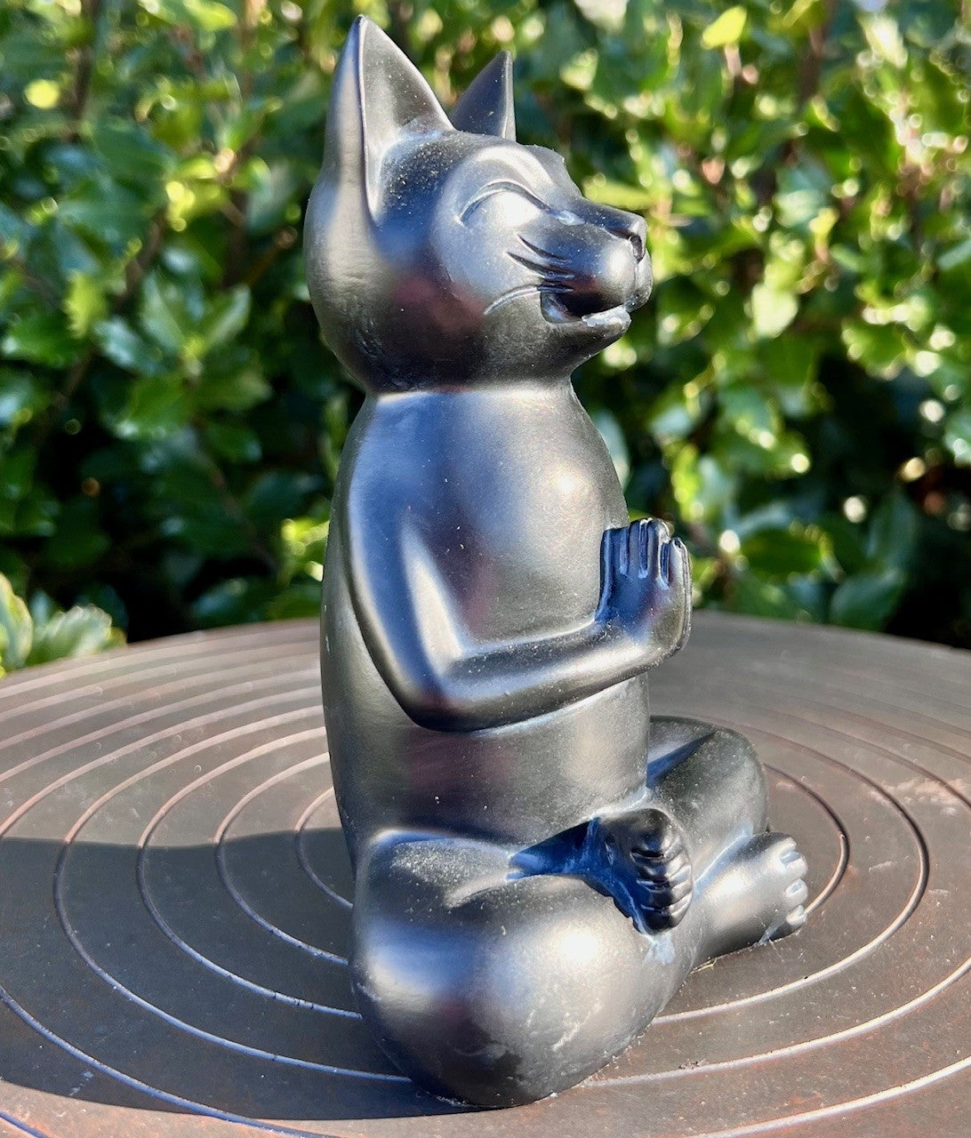 Mediterende kat - i smuk matsort finish 2
