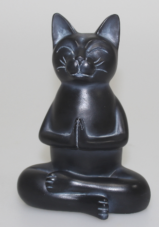 Mediterende kat - i smuk matsort finish 5