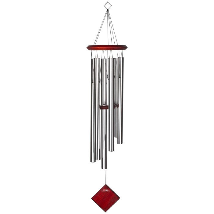 Jorden Woodstock vindklokke sølv 94 cm.
