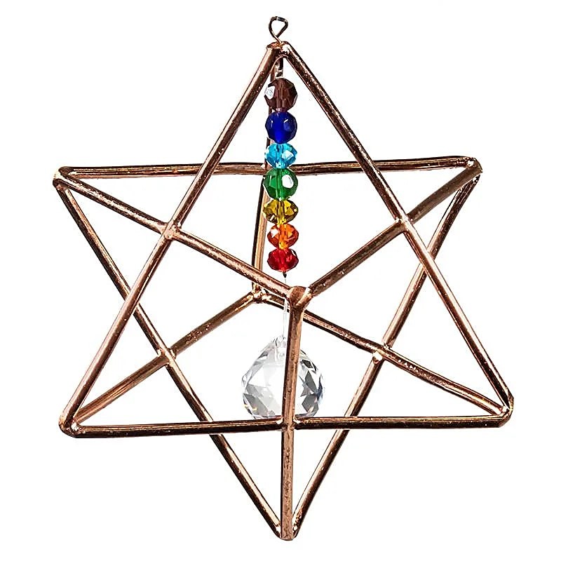 Merkaba med chakra krystal 2