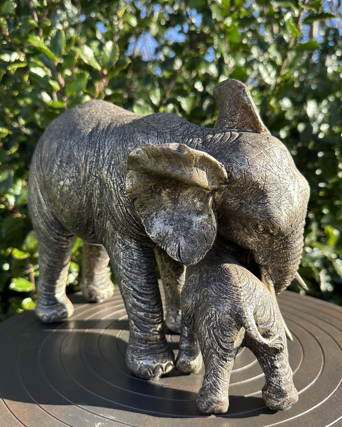 Mor elefant og unge 3