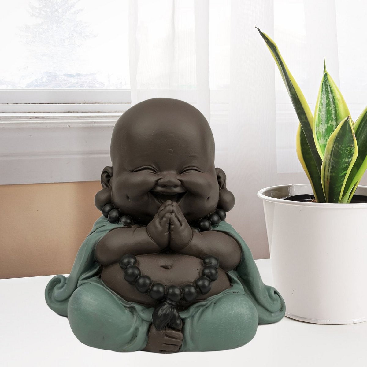 Buddha grinende 5