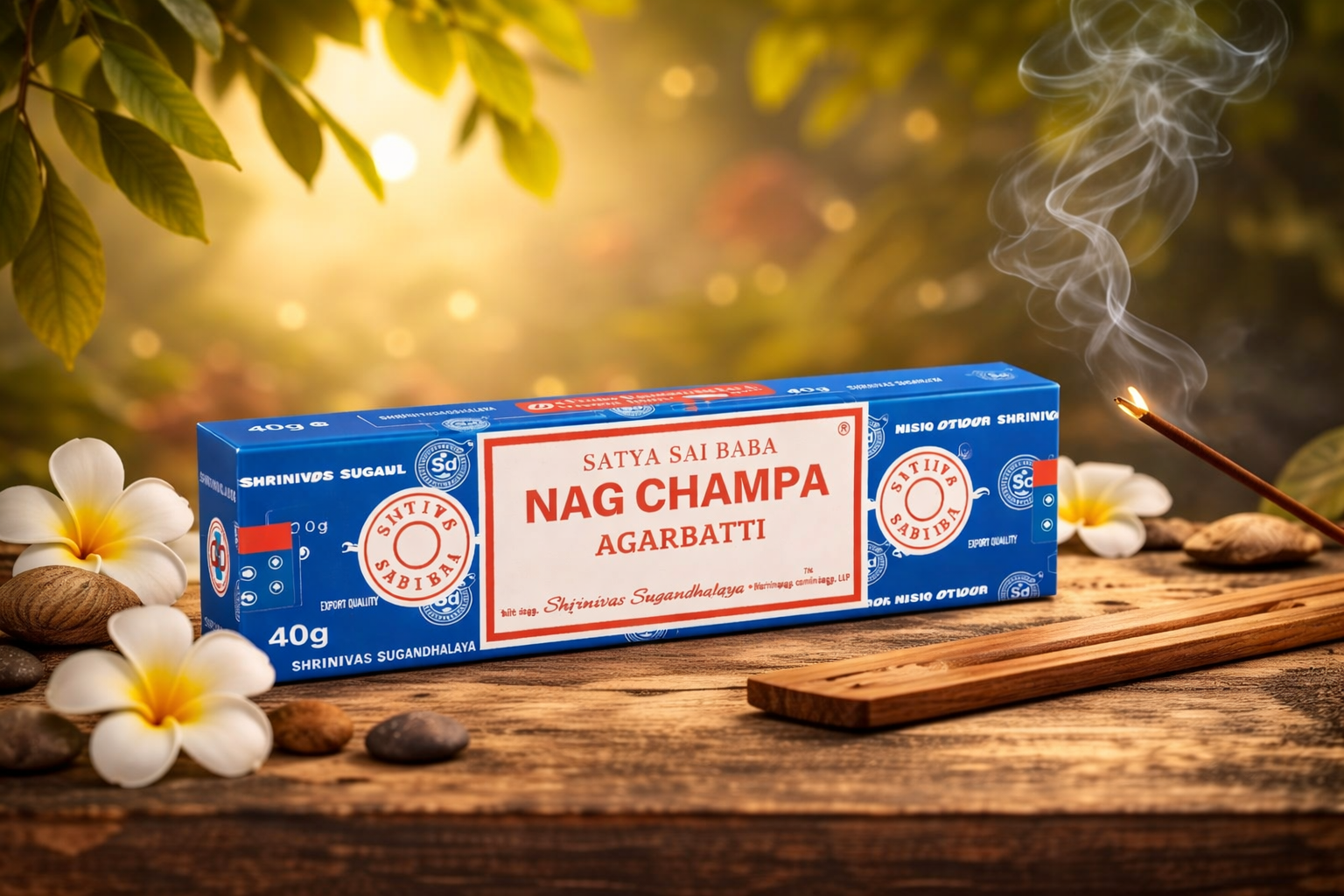 Nag Champa røgelse 40g 1
