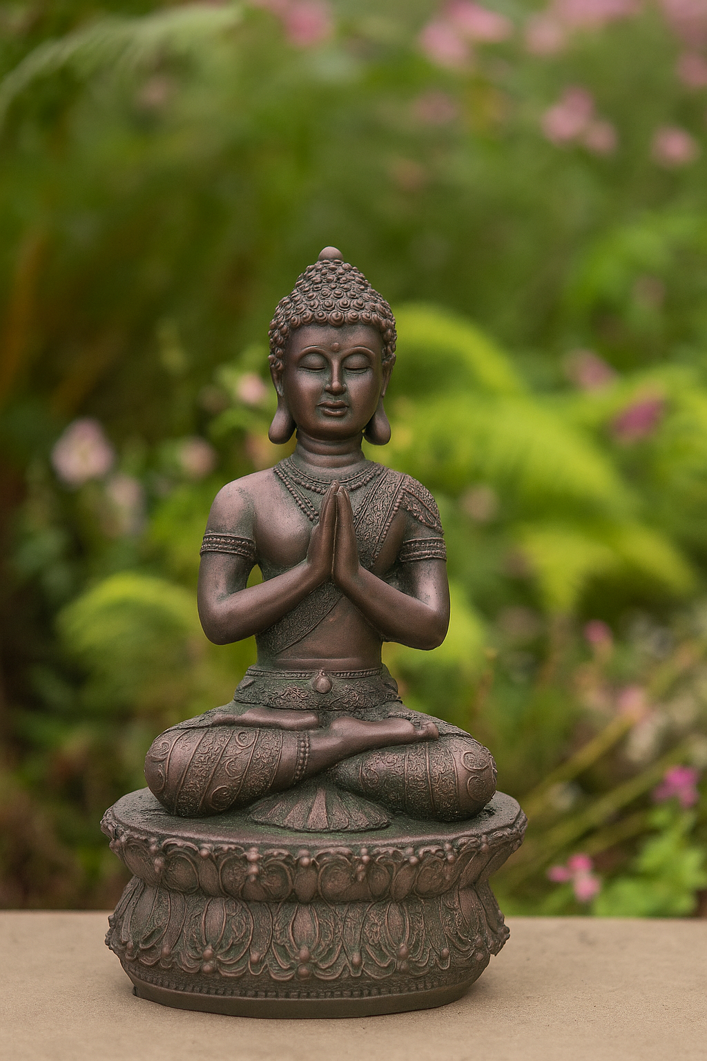 Namaste Buddha figur 1