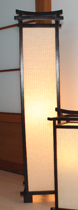 Nara walnut bam - japansk lampe 90 cm 2