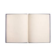 Notesbog med månefaser og stjerner - blå 3
