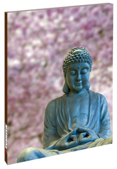 Notesbog med smilende Buddha