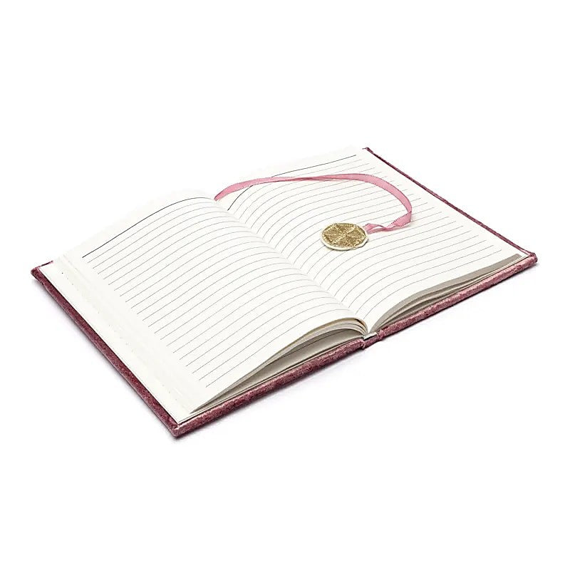 Notesbog pink m. livets blomst 3