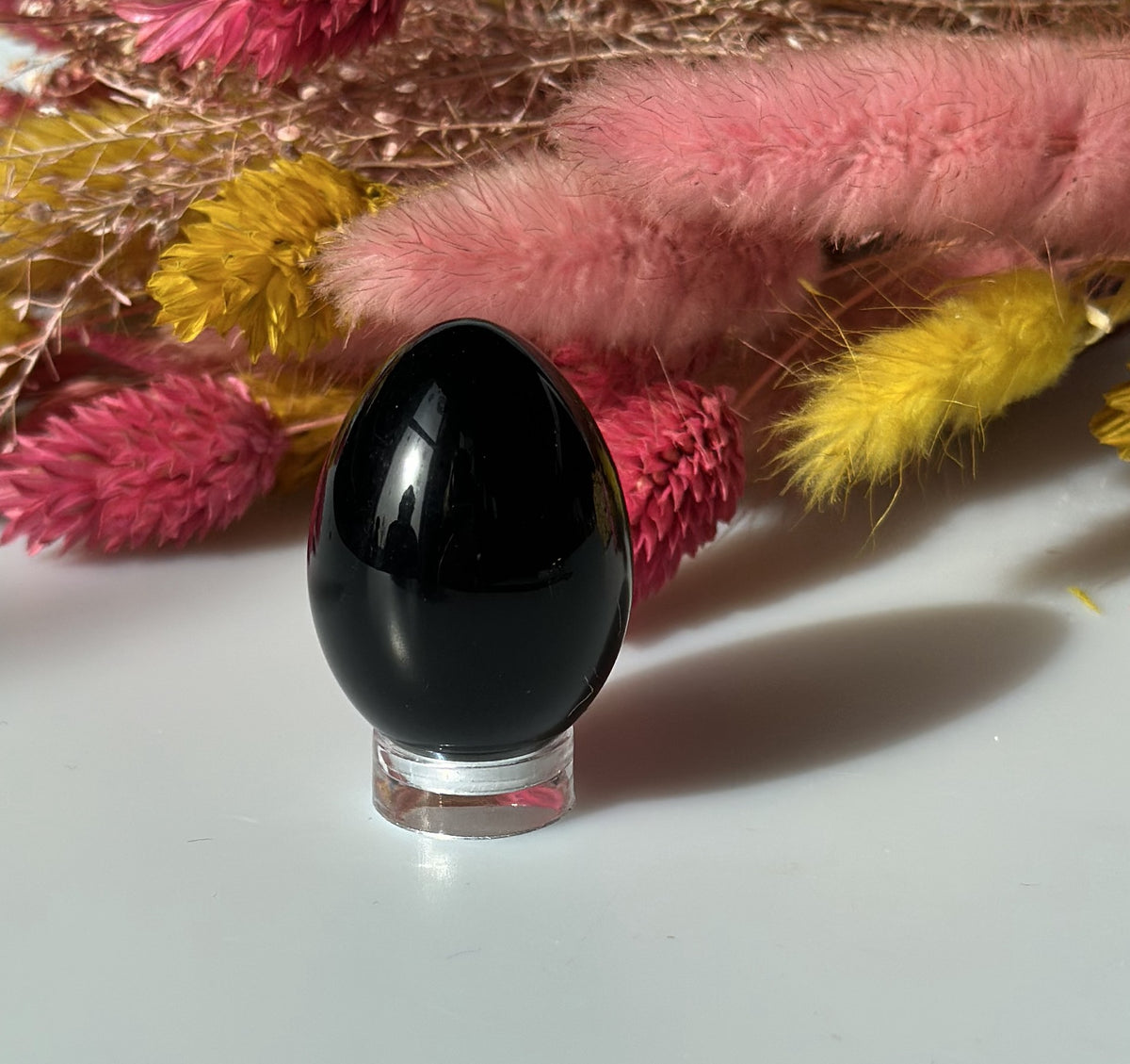 Obsidian æg 3,5 cm 1