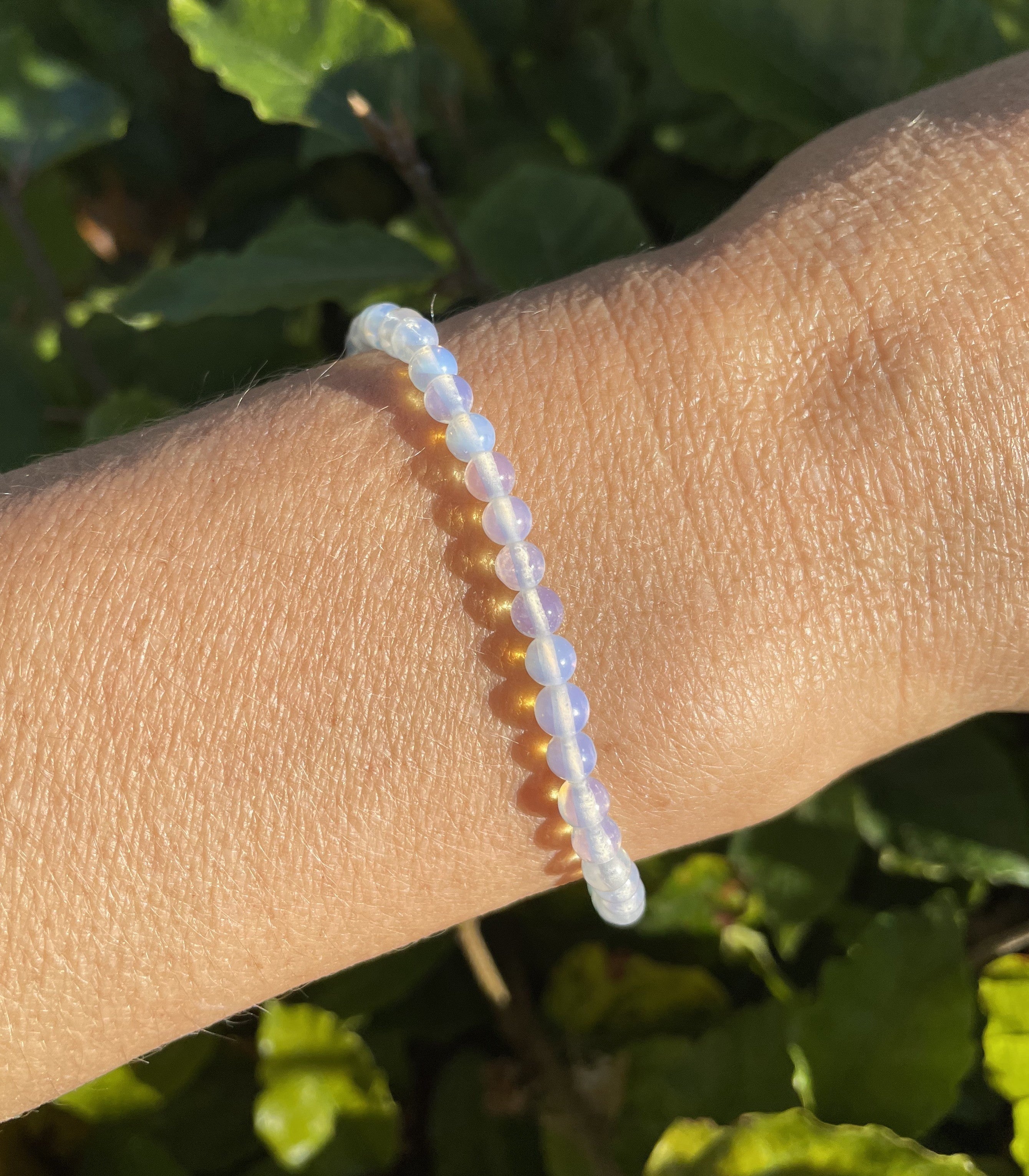 Opalit armbånd 4 mm 2