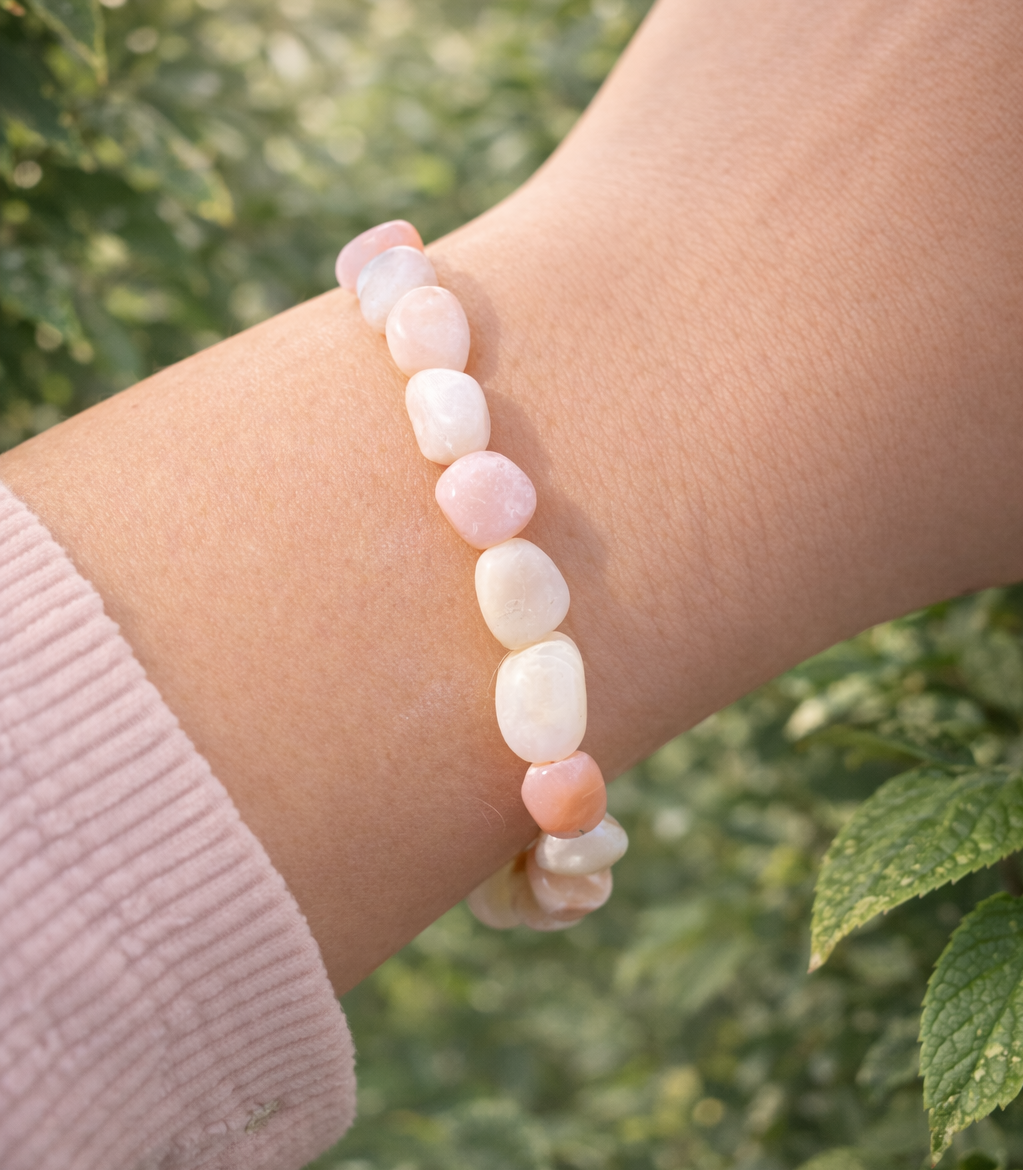 Opal pink armbånd 2