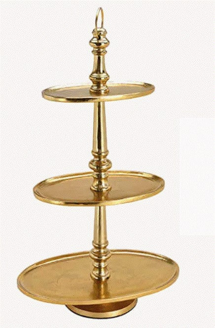 Opsats fade i forgyldt aluminium - 75 cm