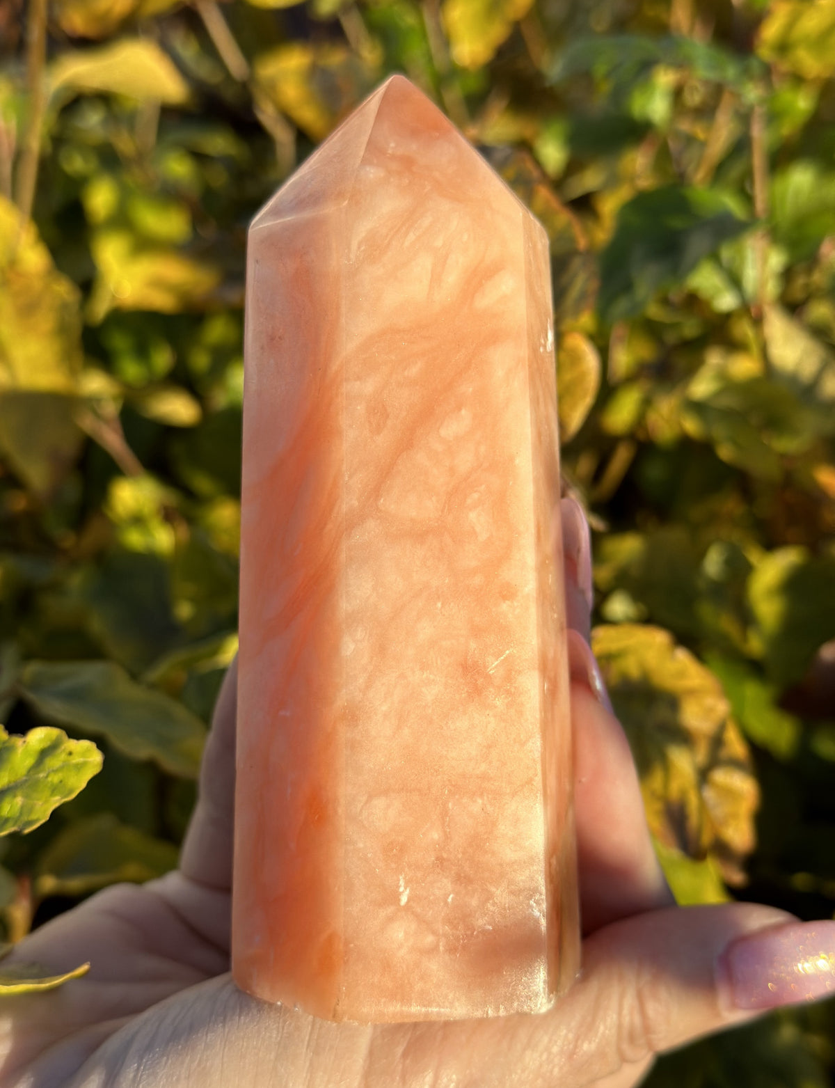 Orange Calcit Tårn 12,5 cm 3