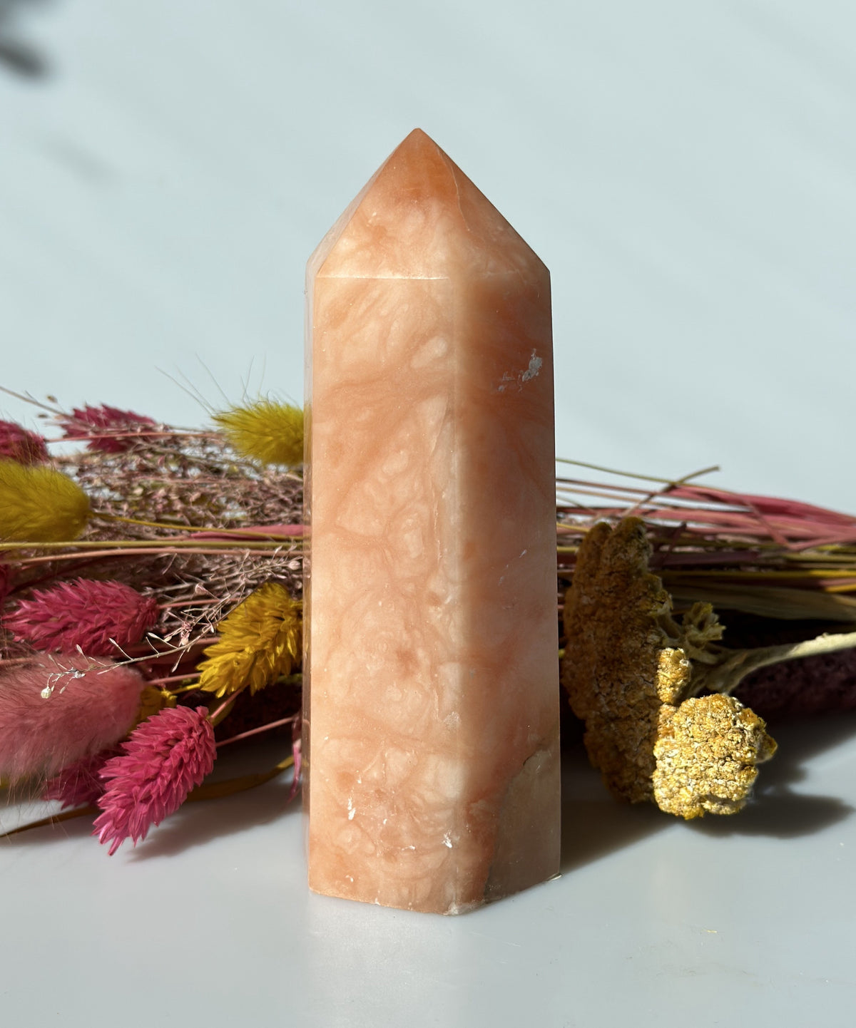 Orange Calcit Tårn 12,5 cm 5