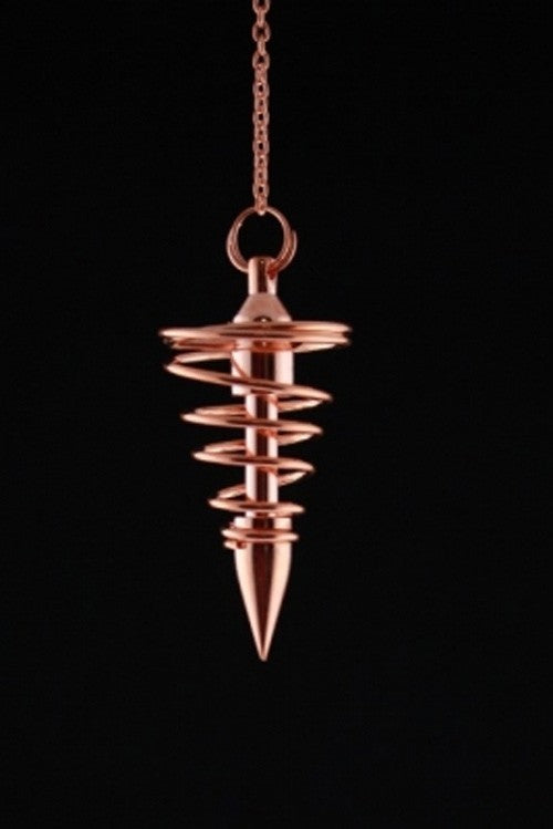 Pendul spiral i kobber