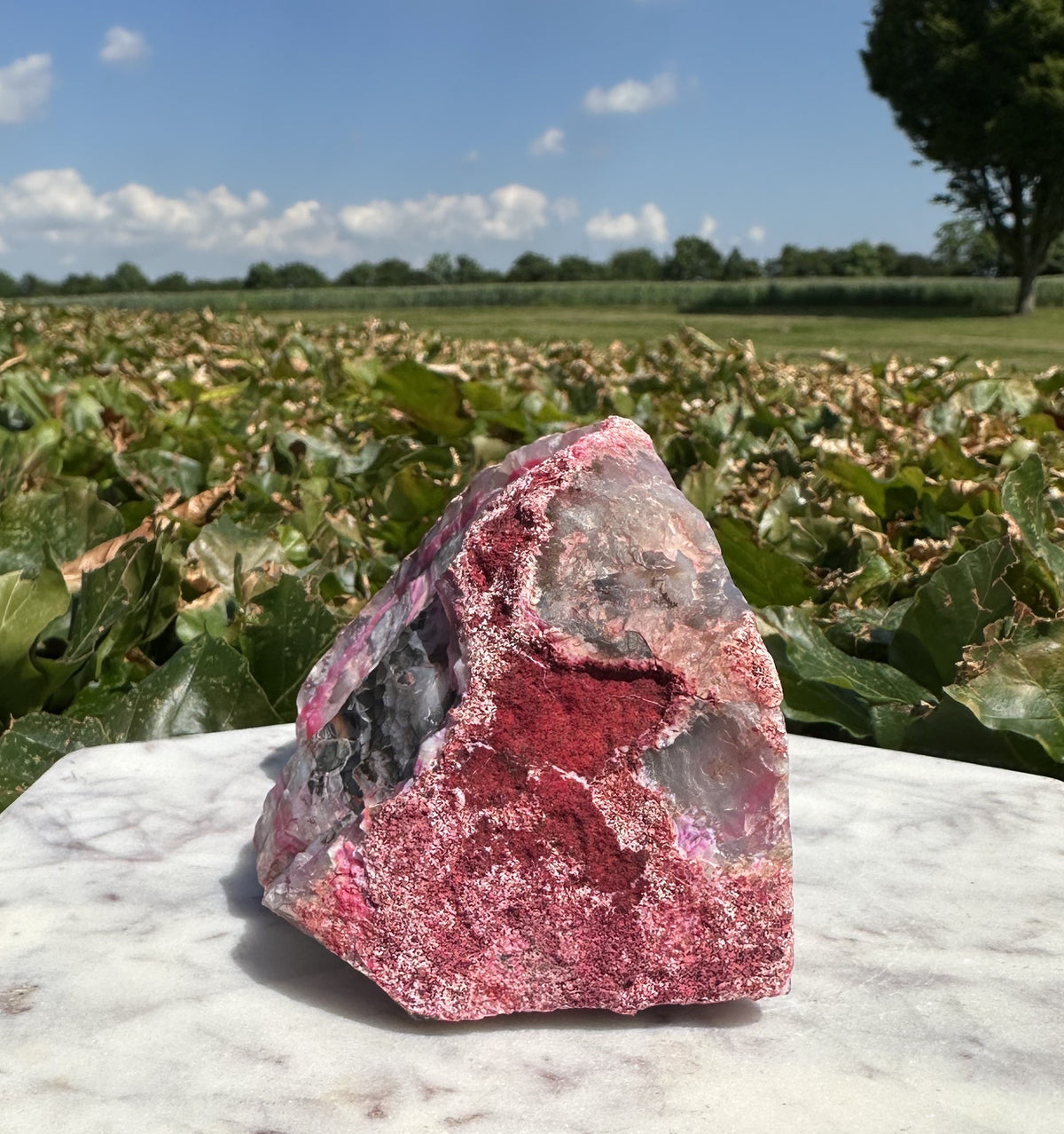 Pink agat cut base 2