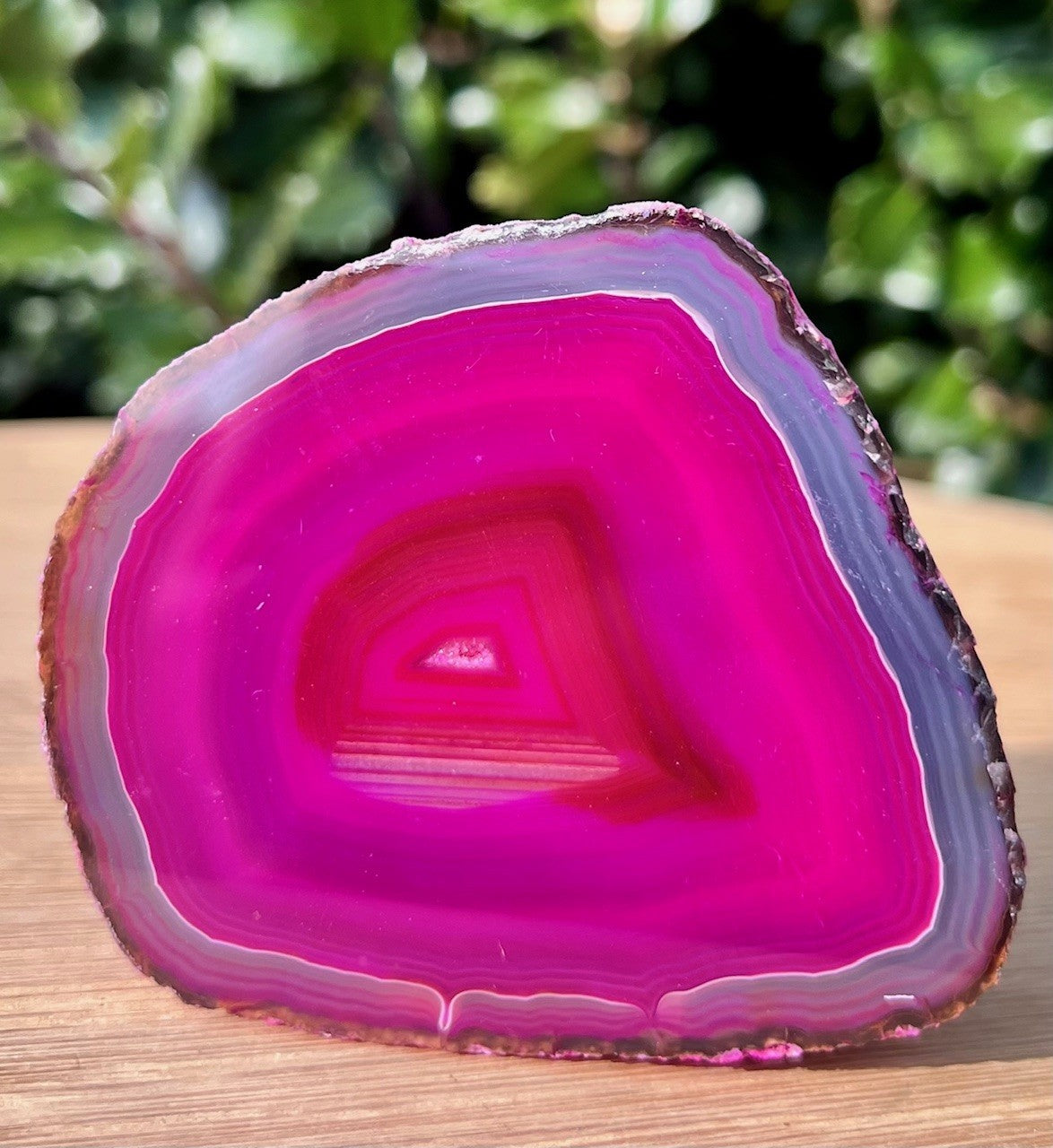 Pink agat cut base 1