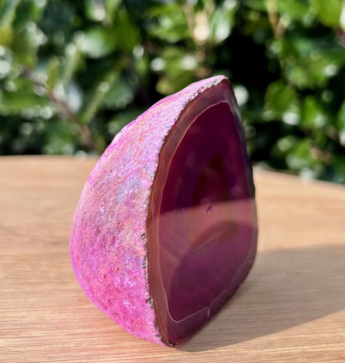 Pink agat cut base 2