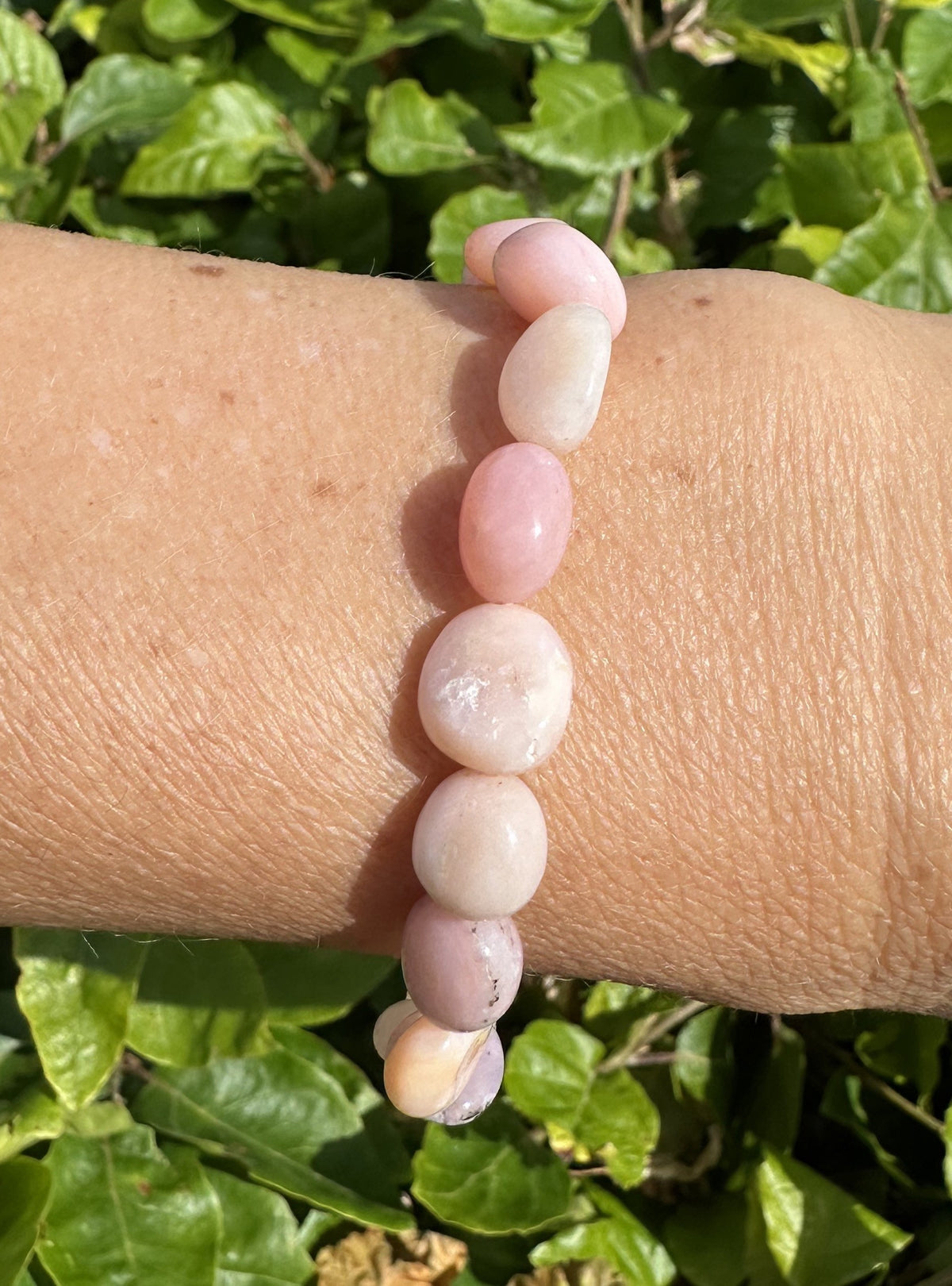 Pink opal armbånd 2