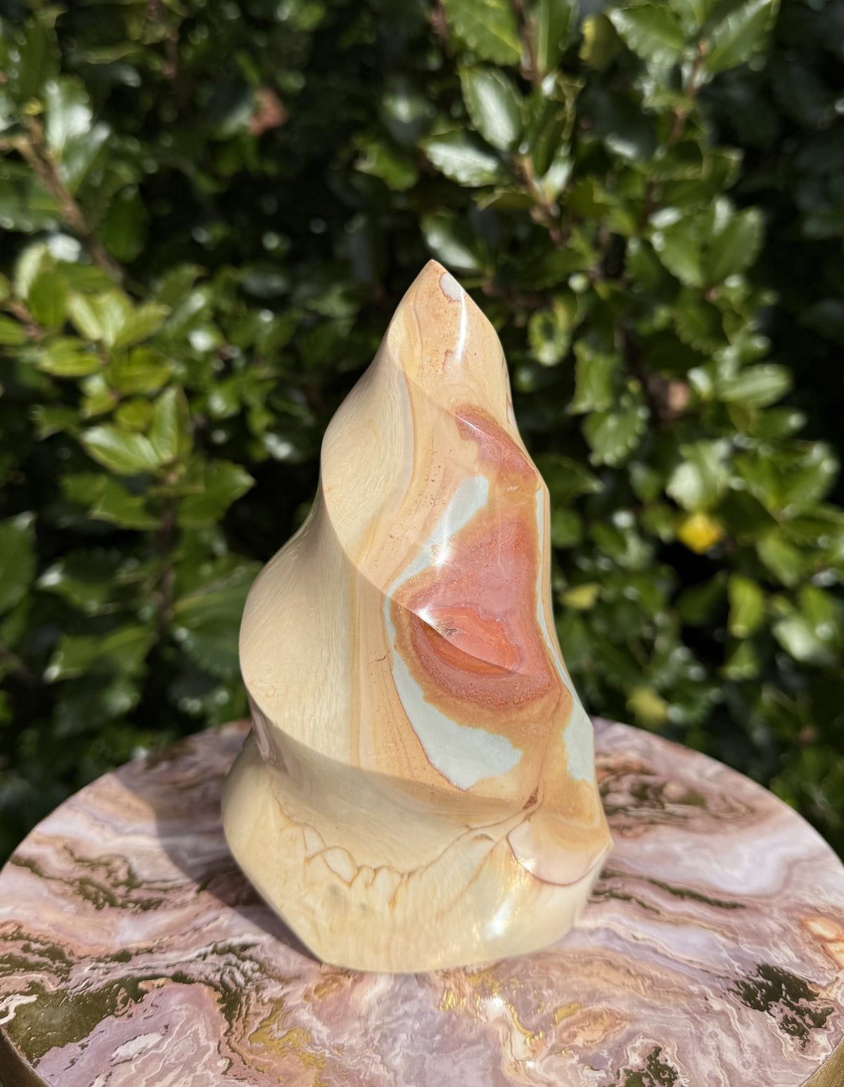 Polychrome jaspis flamme 15 cm 1