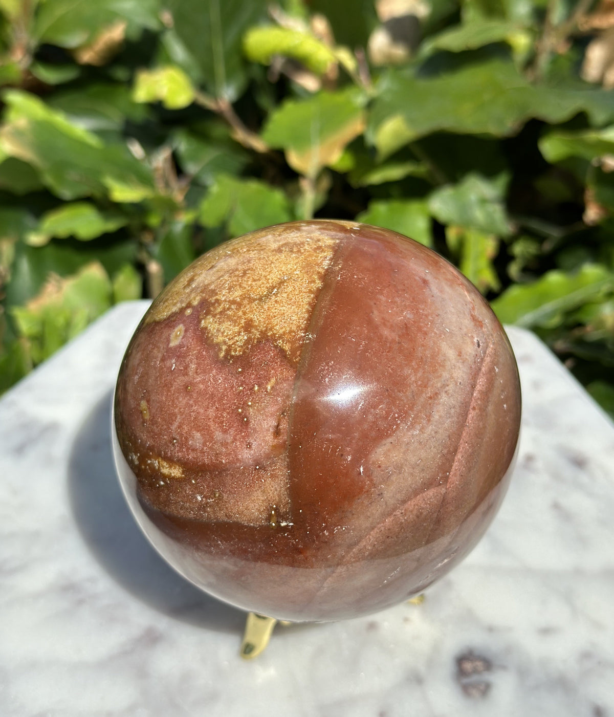 Polychrome jaspis kugle 8 cm 3
