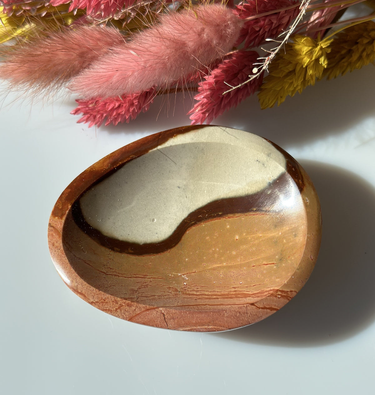 Polychrome Jaspis Skål 8 cm 2