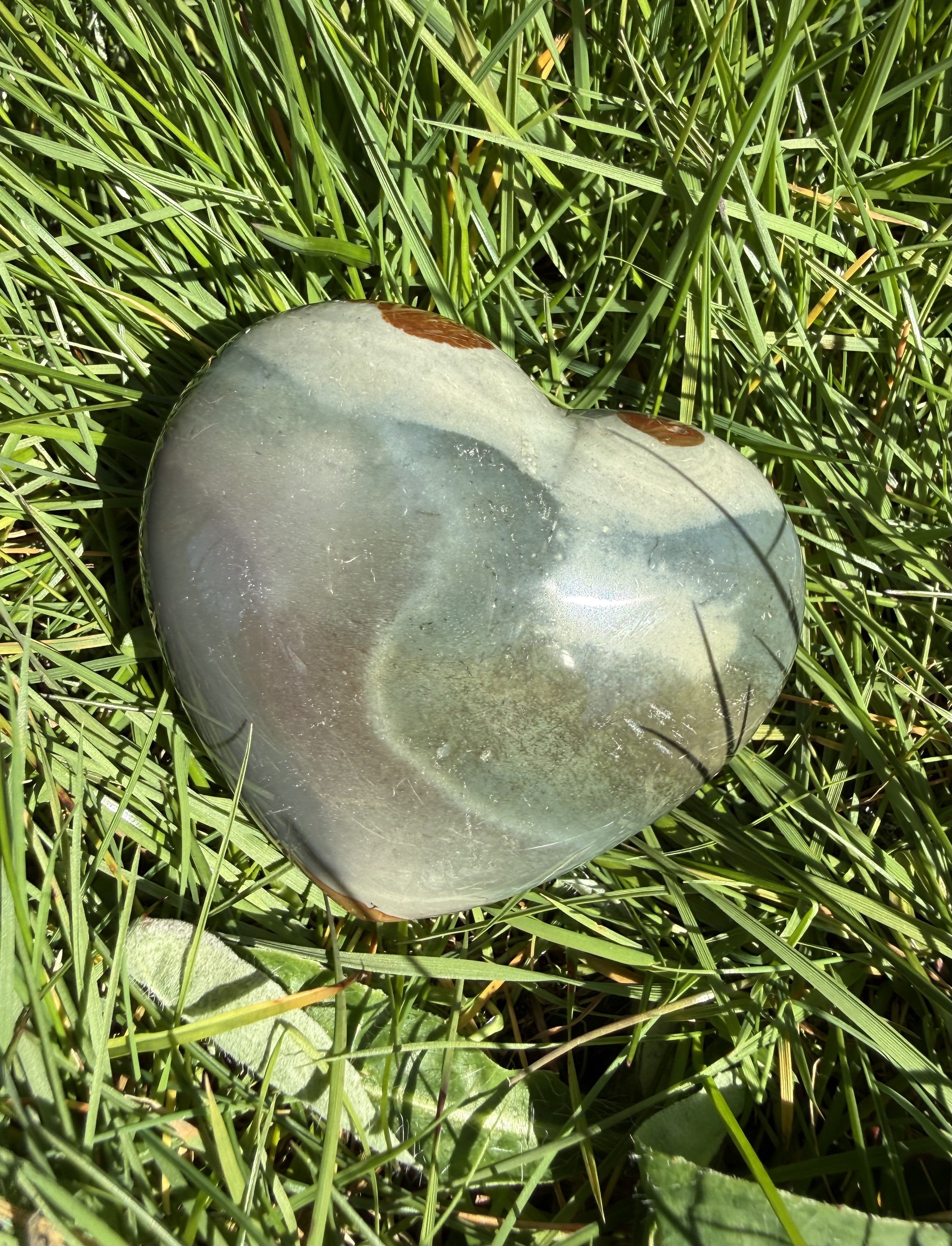 Polycrome Jaspis hjerte 2