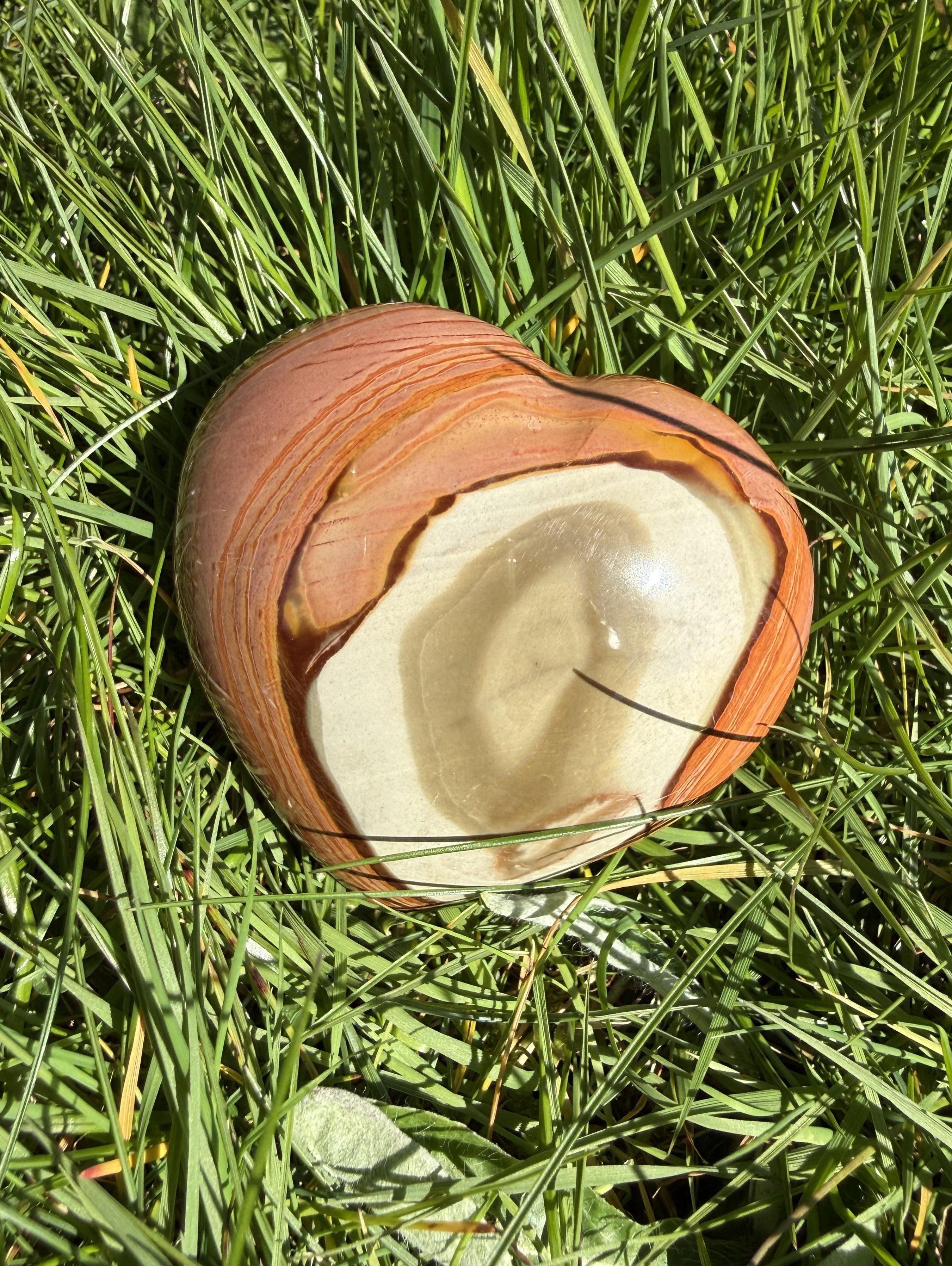 Polycrome Jaspis hjerte 3