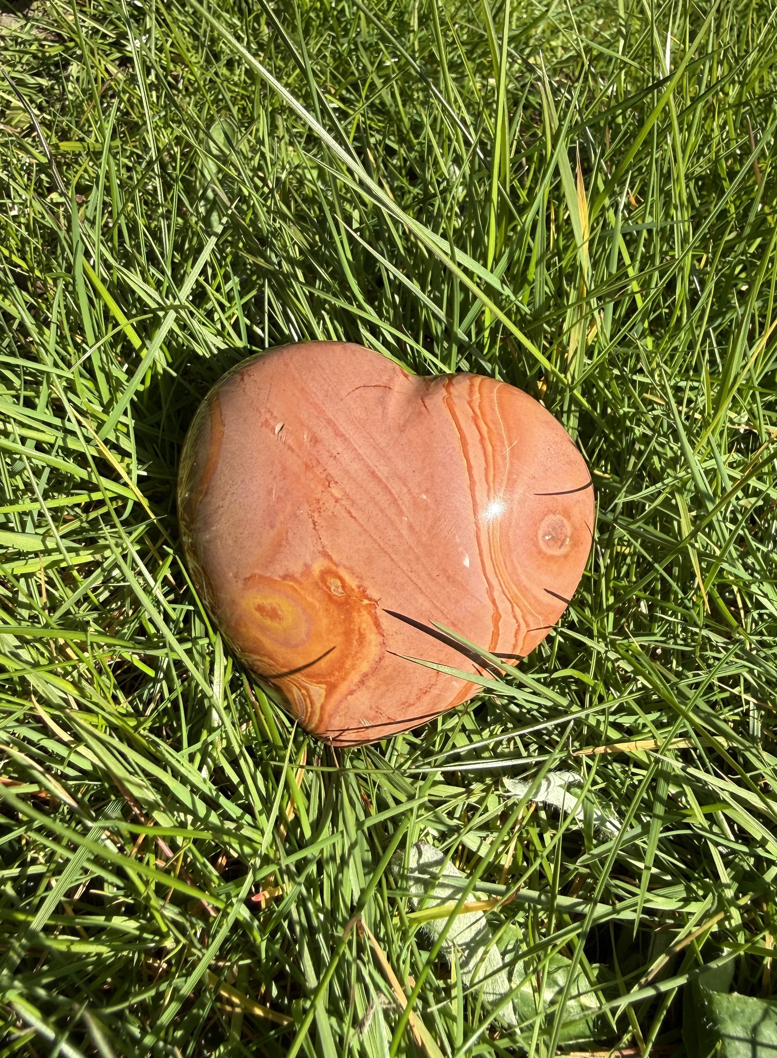 Polycrome Jaspis hjerte 4