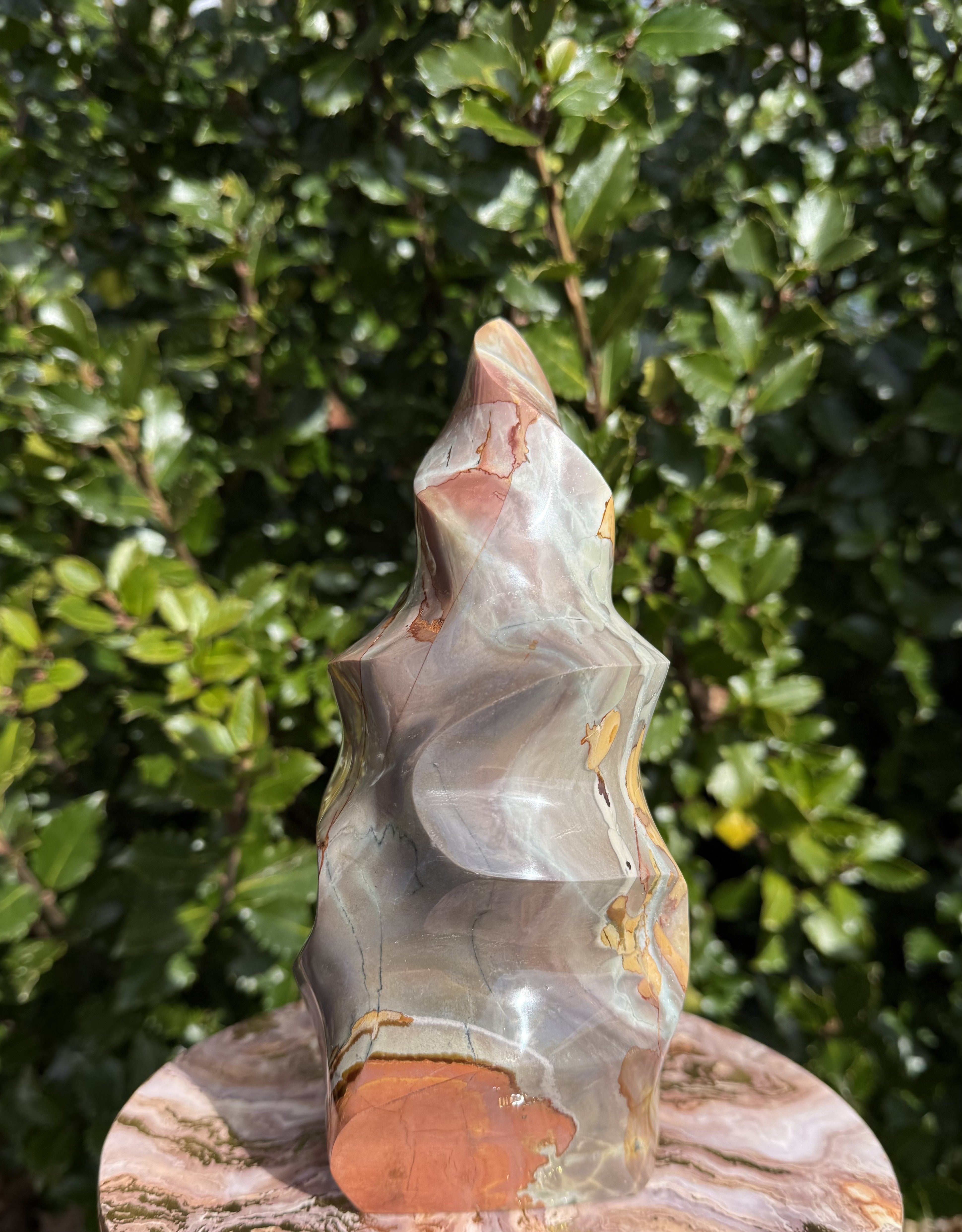 Polycrome jaspis unika flamme 3