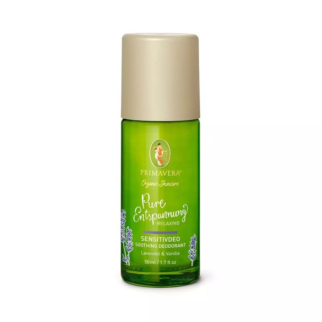Primavera Økologisk roll-on deo lavendel & Vanilie