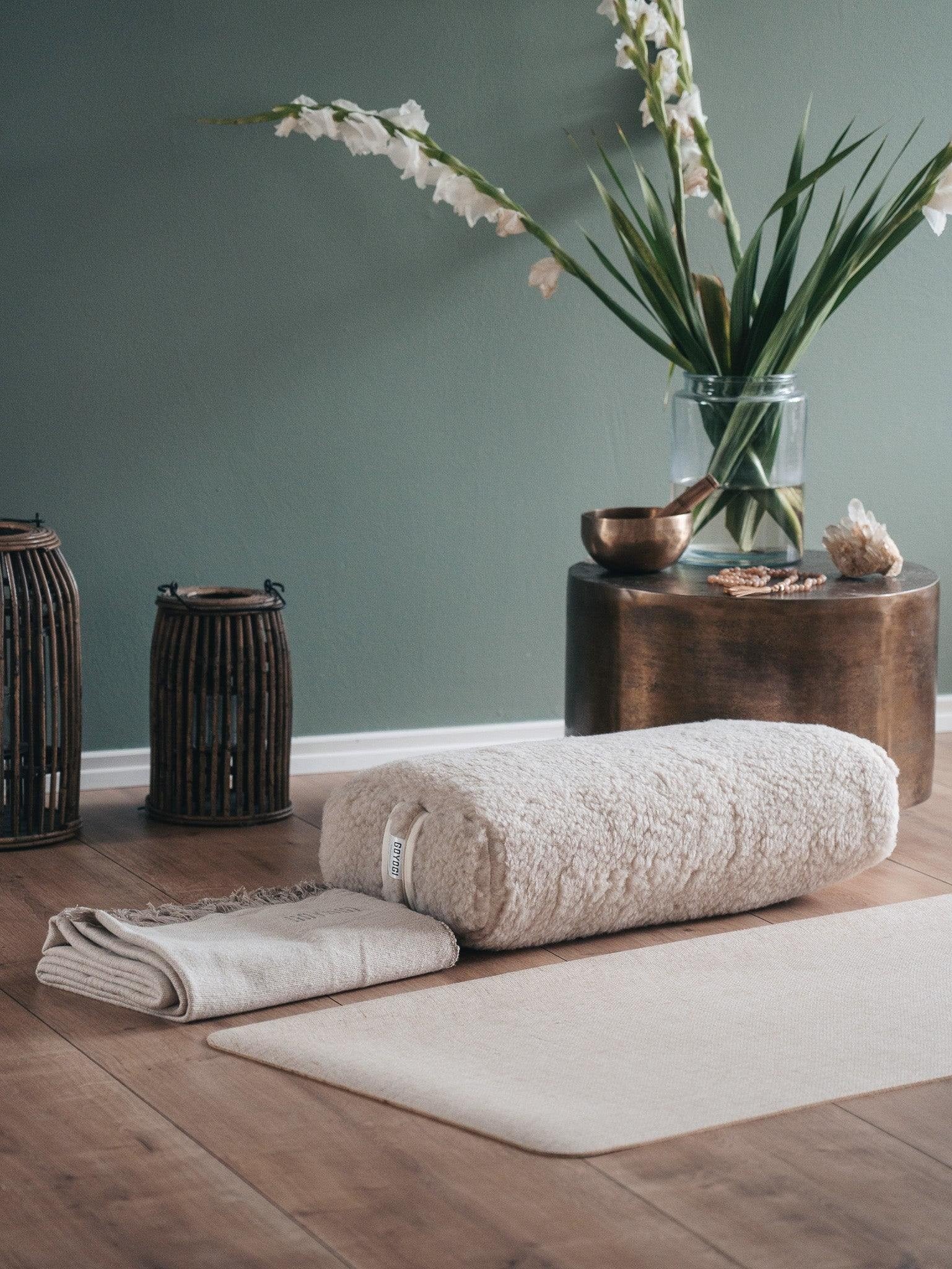 Release Wool Restorative Bolster - Sand 3
