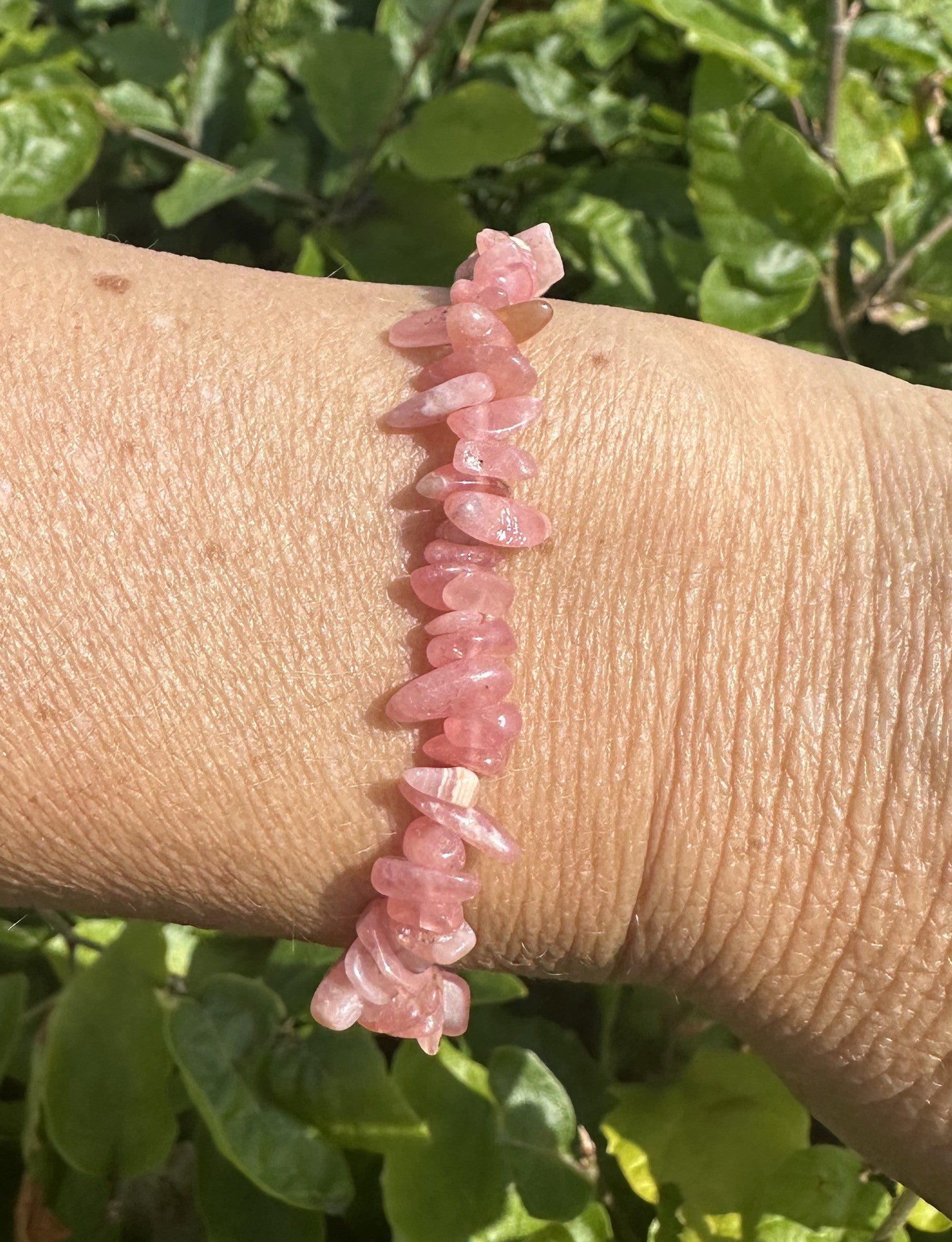 Rhodocrosit armbånd 1
