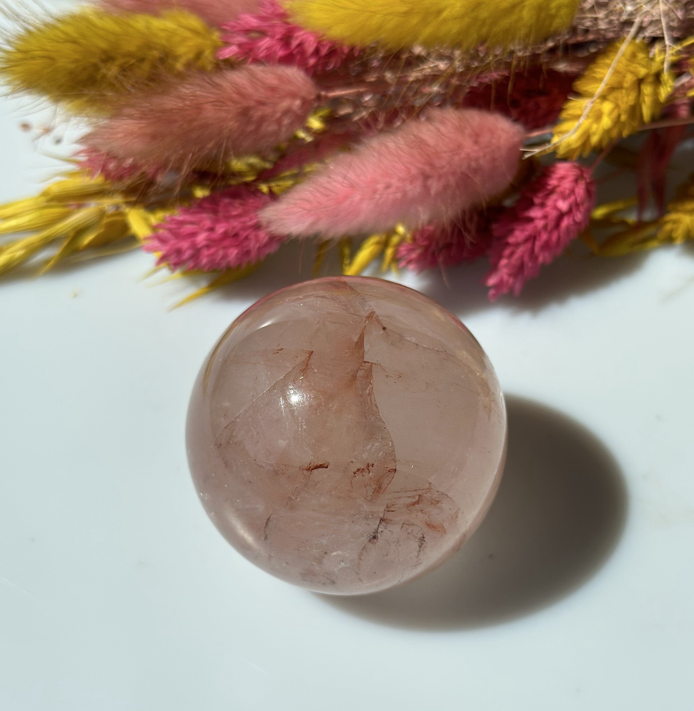 Rød hæmatit kugle 4 - 5 cm 2