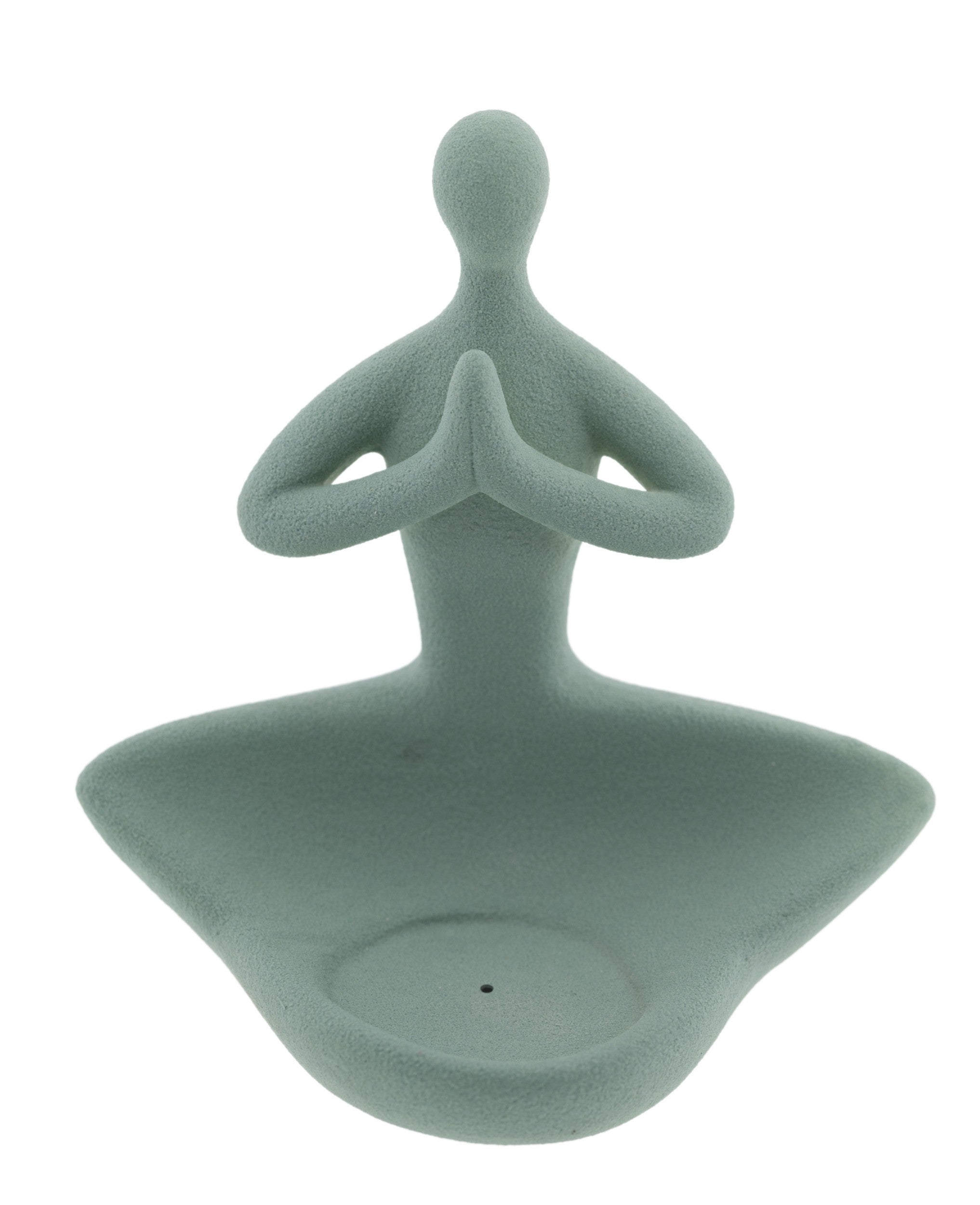 Røgelses holder - Buddha grøn 2