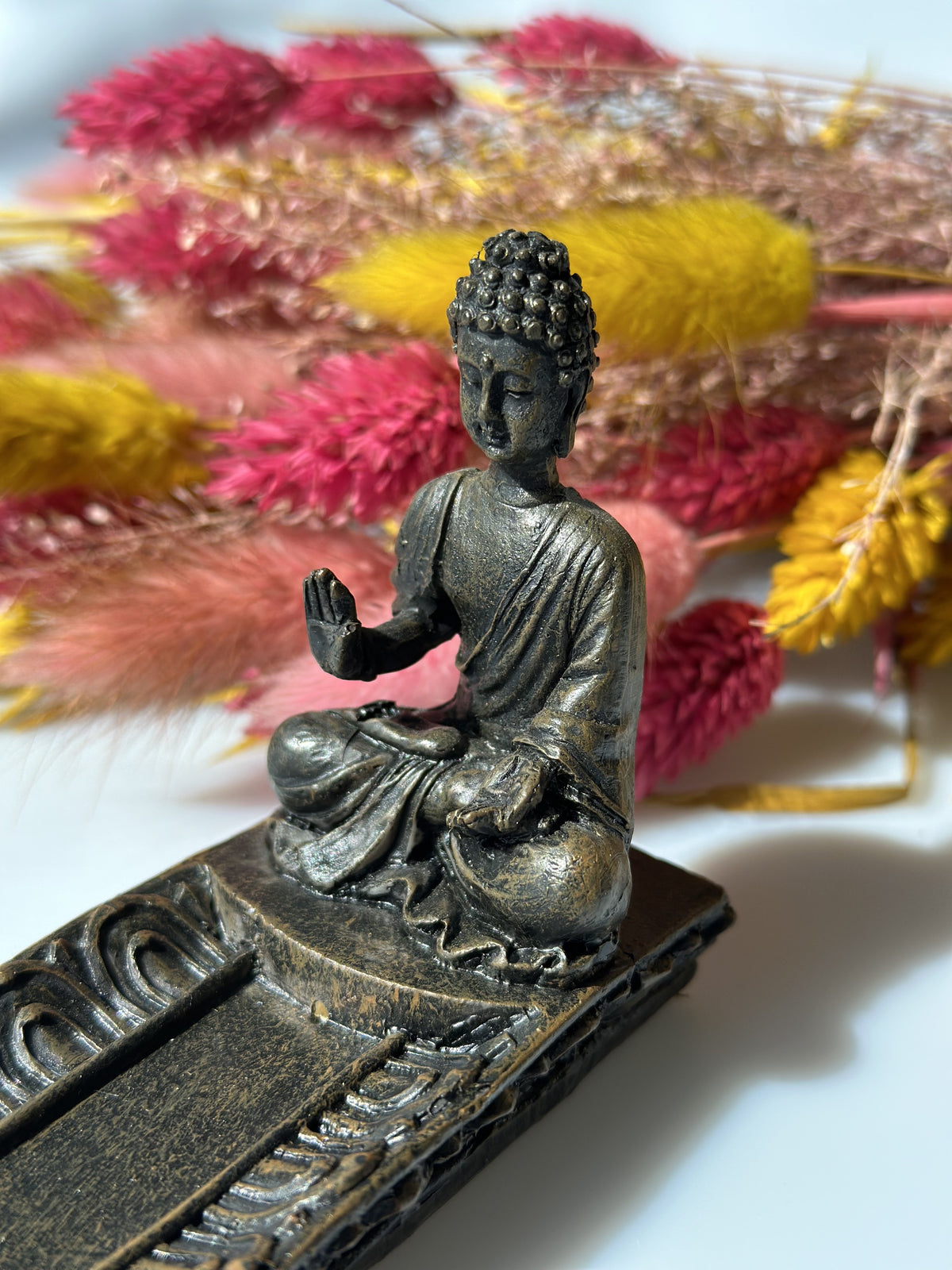 Røgelsesholder Buddha Abhaya Mudra. 1