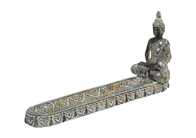 Røgelsesholder med Buddha