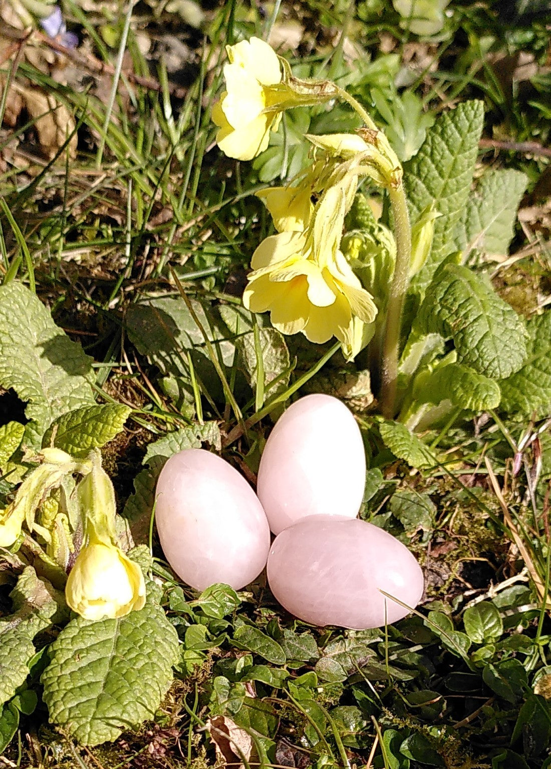 Rosakvarts æg 3,5 cm 2