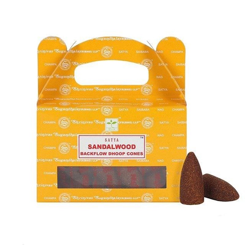Sandalwood backflow røgelses kegler 1