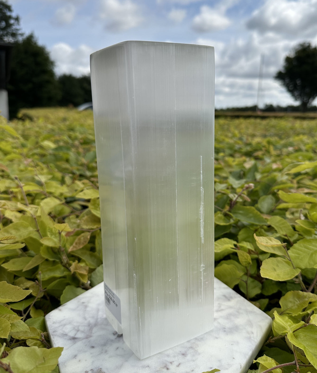 Selenit lampe chakra 2