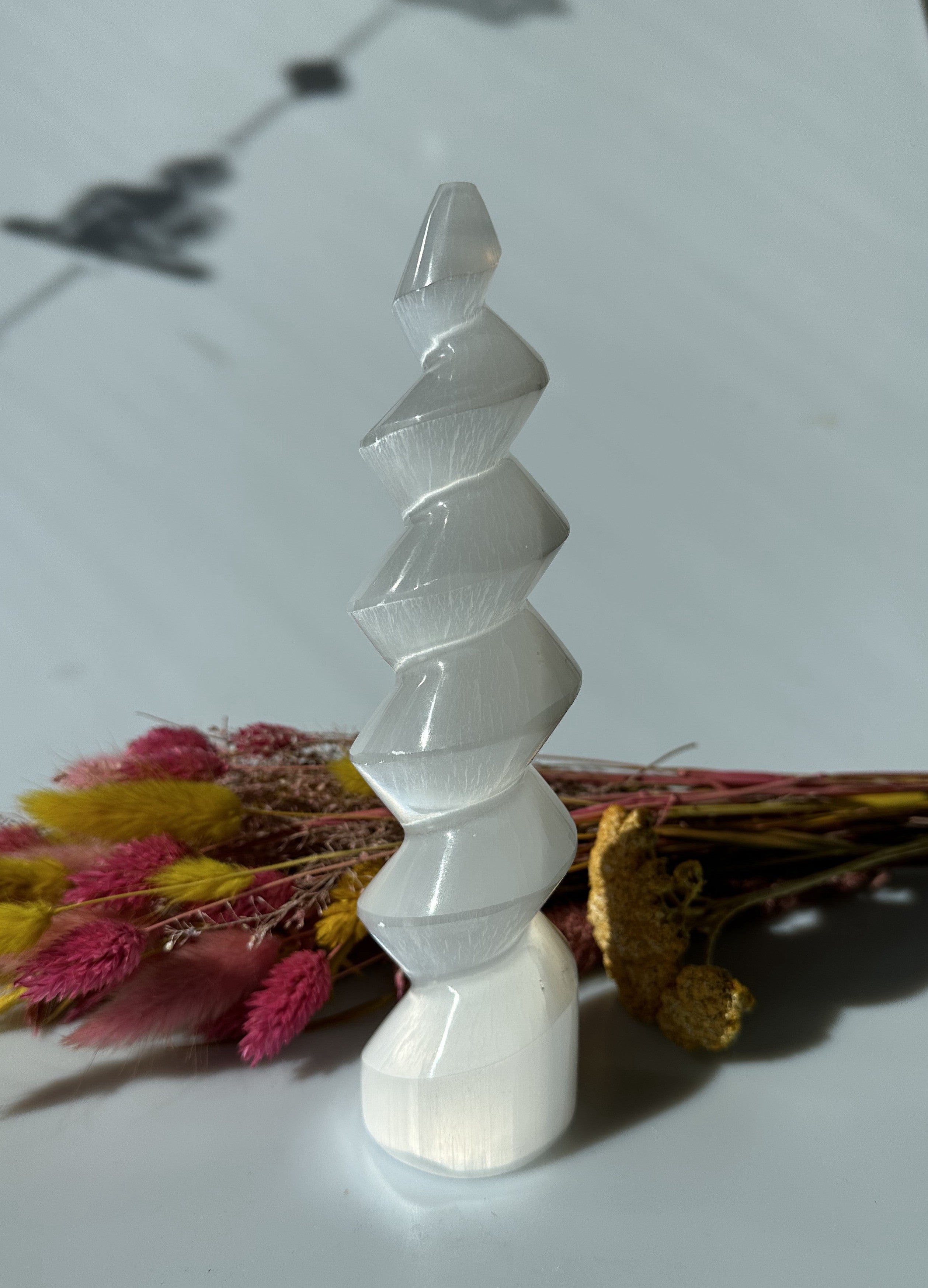 Selenit spiral 20 cm 2